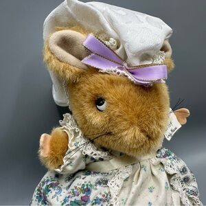 Lady Mouse Plush Beatrix Potter Eden Vintage Frederick Warne